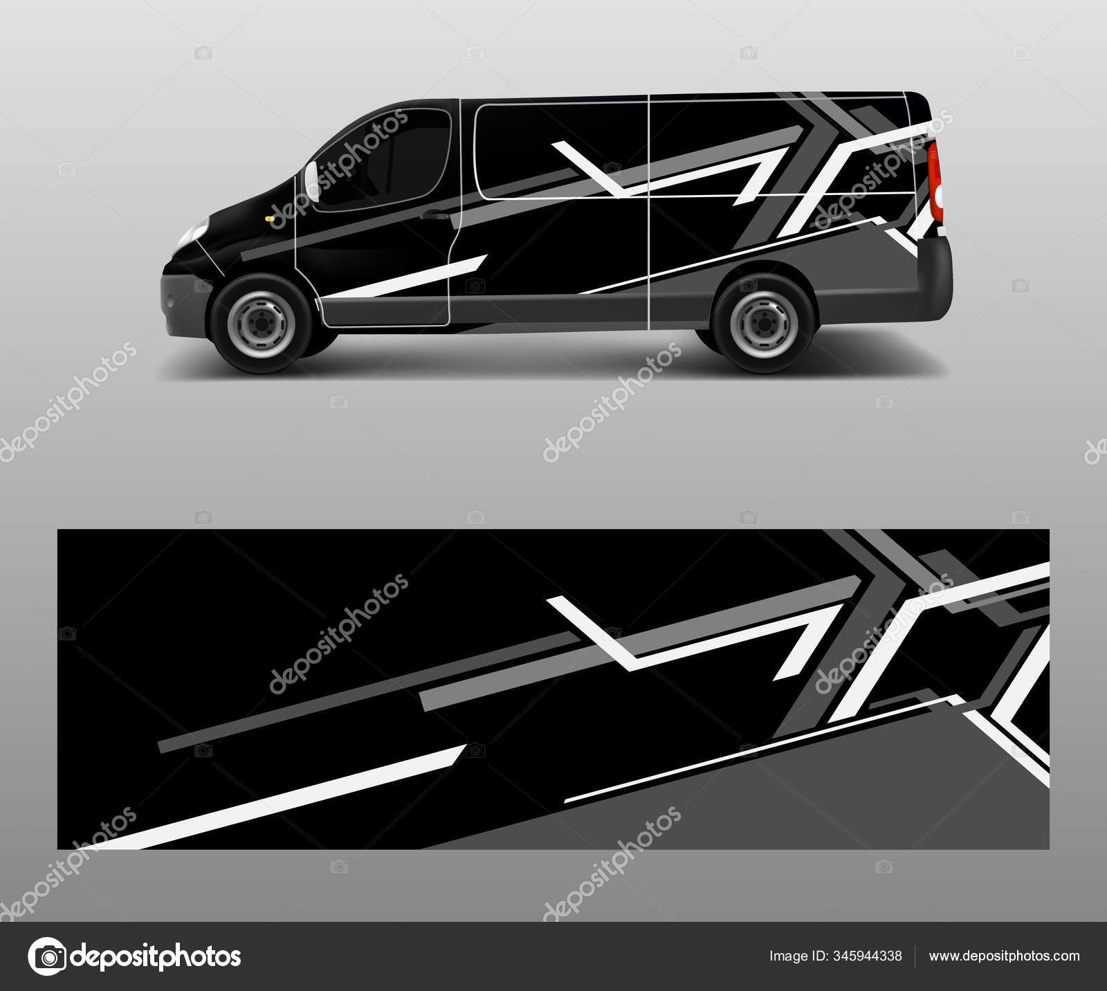Car Graphic Abstract Stripe Designs Vector Abstract Lines Design