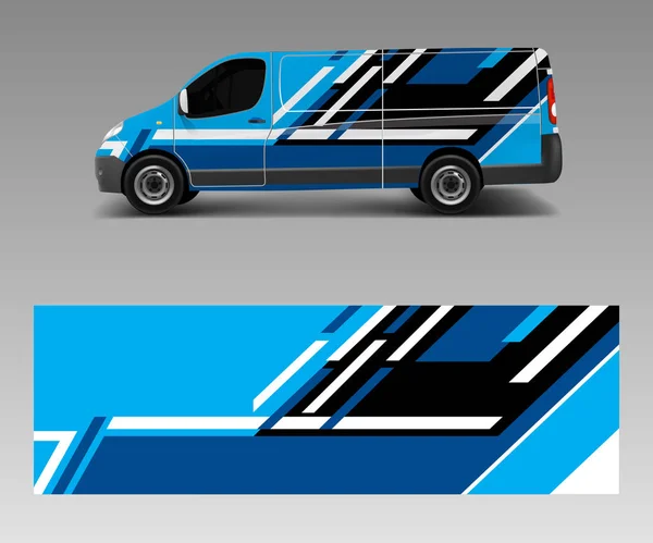 Coche Gráfico Abstracto Diseño Rayas Vector Concepto Diseño Líneas Abstractas — Vector de stock