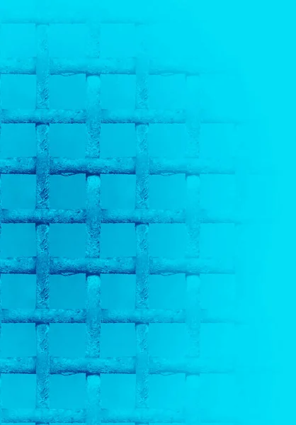 グリッド付きの美しい抽象的な青の光の背景 — ストック写真