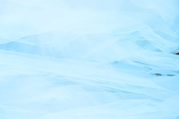 Abstrato Macio Chiffon Azul Fatin Textura Fundo — Fotografia de Stock