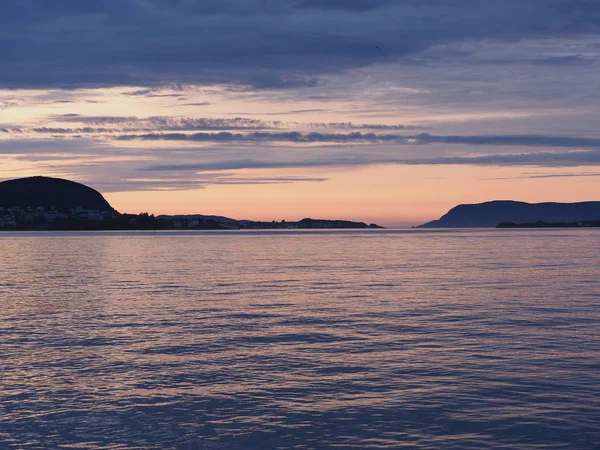 Mysterious Landscapes Bay Seen European Town Alesund Romsdal Region Norway — Φωτογραφία Αρχείου