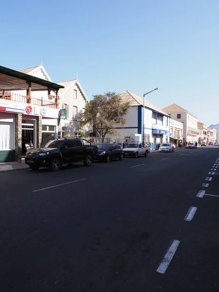 Mindelo Cape Verde Abril 2019 Vista Rua Centro Cidade Africana — Fotografia de Stock