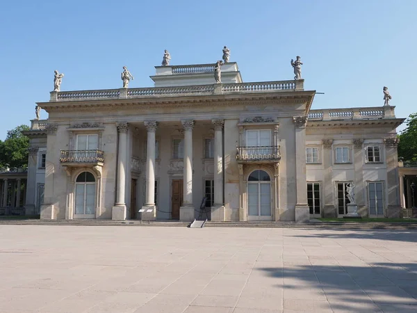 Historical Palace Isle Baths Park European Capital City Clear Blue — Stock Photo, Image