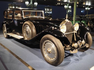 Black Bugatti Limuzin Park-Ward Type 41 Royale şasisi No: 41131 1927 - 1933, Avrupa Mulhouse kenti Fransa
