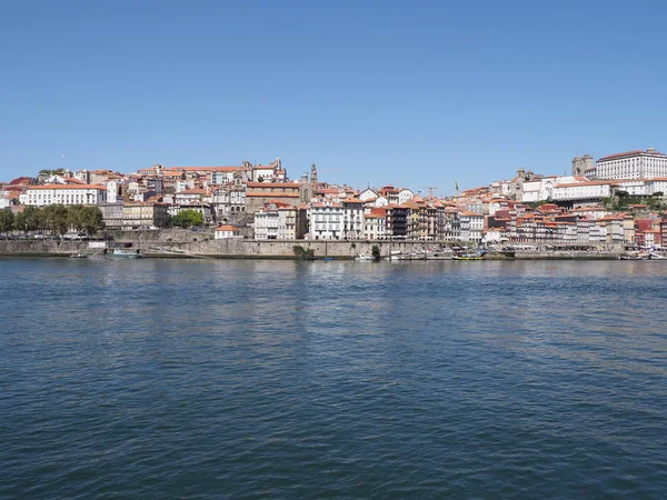 Porto Portugal September 2019 Oude Gebouwen Van Ribeira Aan Rivier — Stockfoto