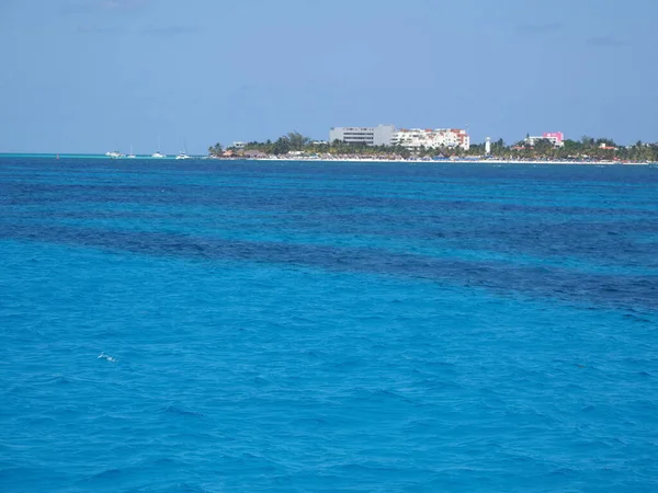 Wybrzeże Isla Mujeres Pobliżu Cancun Stanie Quintana Roo Meksyku Czyste — Zdjęcie stockowe