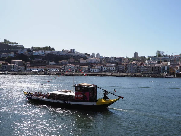 Porto Portugal September 2019 Toeristisch Houten Fregat Oude Gebouwen Van — Stockfoto