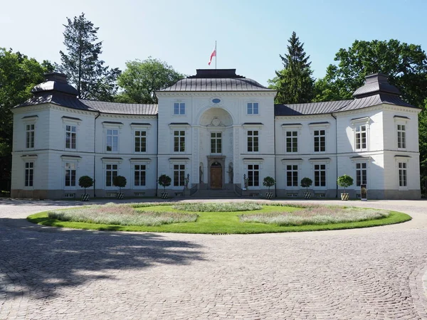 Palácio Myslewicki Parque Banhos Varsóvia Capital Europeia Voivodia Masovian Polônia — Fotografia de Stock