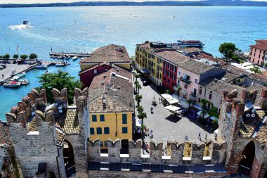 Panorama of the city from the Scaligero Castle fortress.