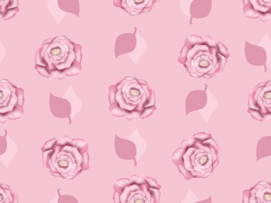 Kusursuz çiçek deseni ve pembe şakayıklar..