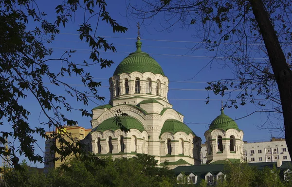 Russia Astrakhan Cattedrale San Vladimir — Foto Stock