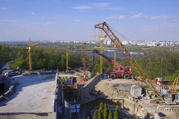 キエフ ウクライナだ 市内の建設工事 — ストック写真