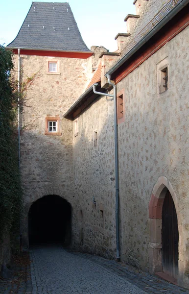 Un viaje a Alemania, calorías alemanas. Identidad de pueblo pequeño . — Foto de Stock