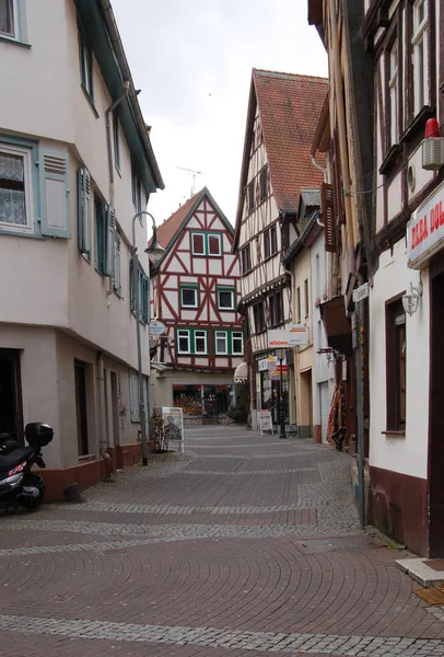 Wyjazd do Niemiec, niemiecki kalorii. Małe miasteczko tożsamości. — Zdjęcie stockowe