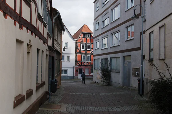 Výlet do Německa, německé kalorií. Malé město identita. — Stock fotografie