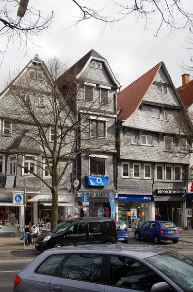 Un viaje a Alemania, calorías alemanas. Identidad de pueblo pequeño . —  Fotos de Stock