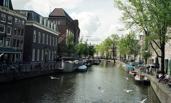 Un viaggio ad Amsterdam . — Foto Stock