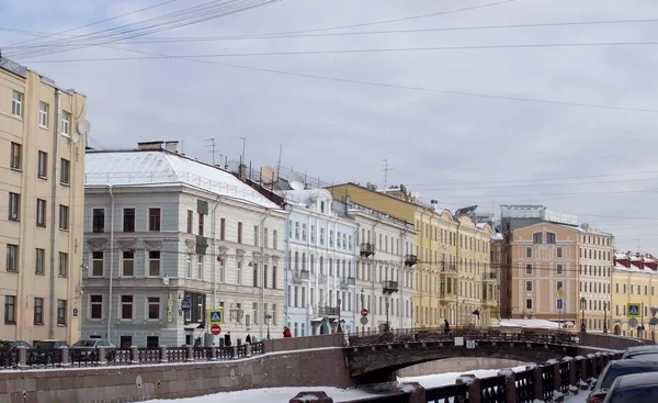 Moika vallen, st. petersburg. — Stockfoto