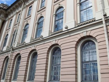 Art Academy St Petersburg bina. Bina, cephe ve dekor.