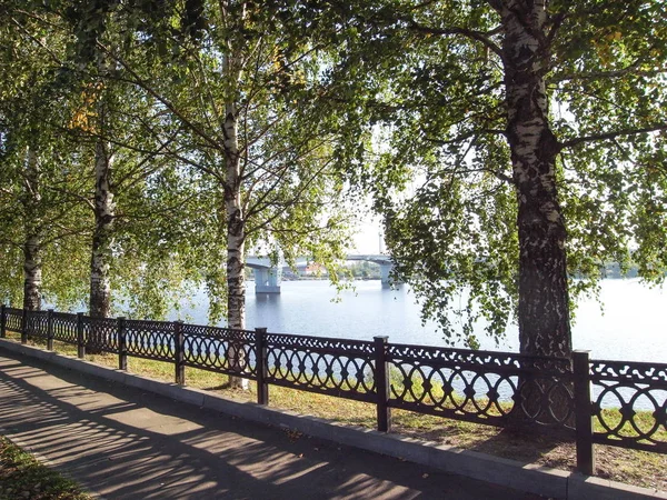 俄罗斯主要河流是伏尔加河. — 图库照片