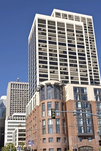 San Francisco skyline en residentiële gebouwen. — Stockfoto