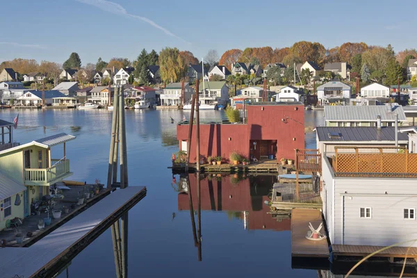 Floden bor i Portland Oregon. — Stockfoto