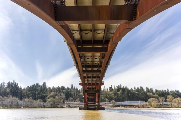 Ponte Sellwood a Portland in Oregon . — Foto Stock