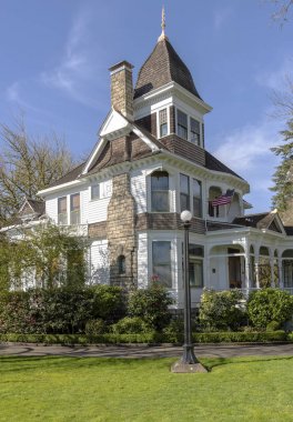 Deepwood Müzesi ve bahçeleri Salem Oregon.