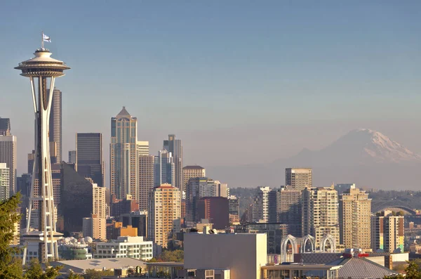 Seattle downtown skyline Washington state. — Stock Photo, Image