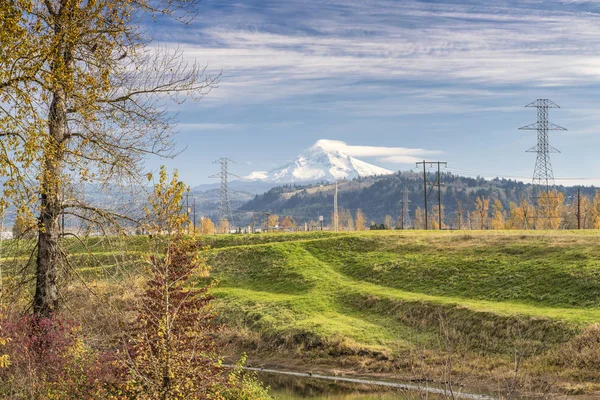 Herfst kleuren in een landschap Oregon. — Stockfoto