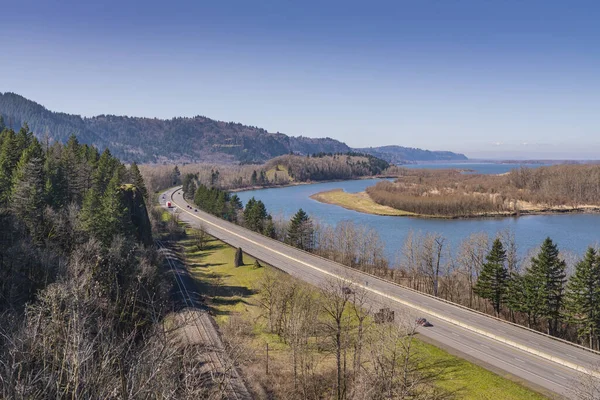 Oregon Landschaft Und Autobahnen Columbia River Gorge — Stockfoto