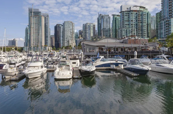 Vancouver Centrum Marina Panorama Kanady — Zdjęcie stockowe