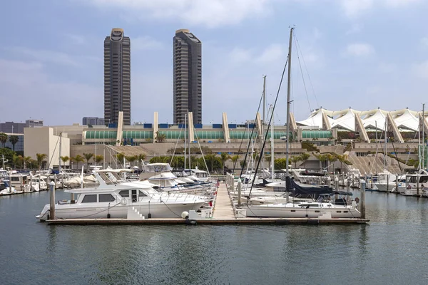 San Diego Twin Towers Jachthaven Congrescentrum Californië — Stockfoto