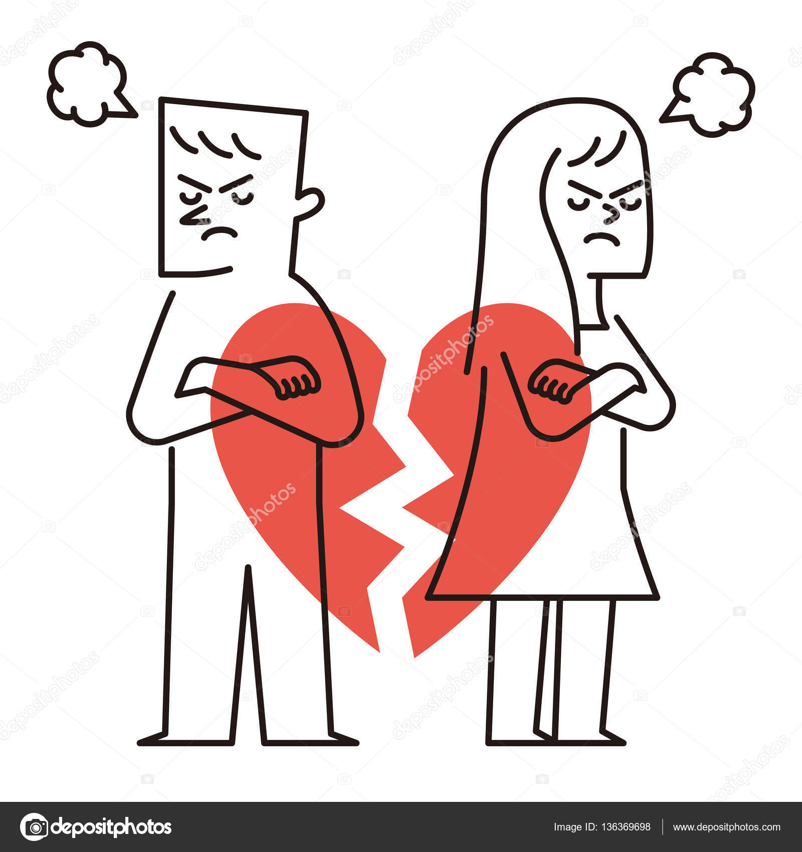 Á Heartbroken Cartoons Stock Pics Royalty Free Breakup Backgrounds Download On Depositphotos