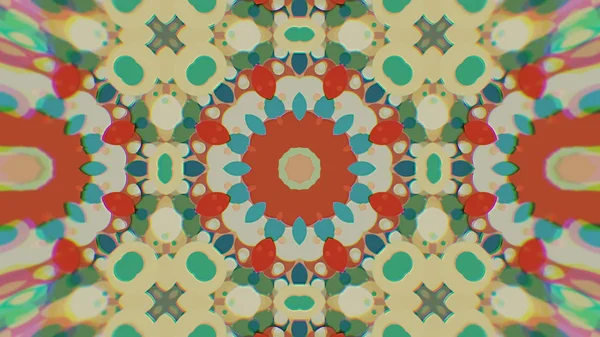 Abstract Colorido pintado Kaleidoscopic Graphic Background. Padrão de fundo hipnótico psicadélico futurista com textura . — Fotografia de Stock