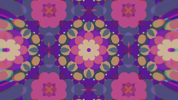 Abstract Colorido pintado Kaleidoscopic Graphic Background. Padrão de fundo hipnótico psicadélico futurista com textura . — Fotografia de Stock