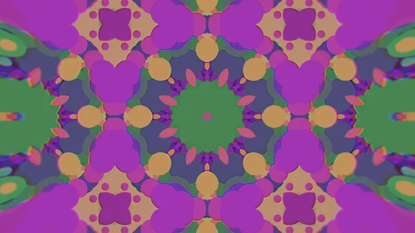 Abstract Colorido pintado Kaleidoscopic Graphic Background. Padrão de fundo hipnótico psicadélico futurista com textura . — Fotografia de Stock