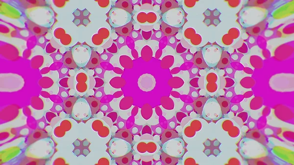 Abstract Colorido pintado Kaleidoscopic Graphic Background. Padrão de fundo hipnótico psicadélico futurista com textura . — Fotografia de Stock
