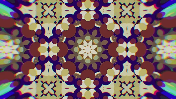 Abstrakte bunt bemalte kaleidoskopische grafische Hintergrund. futuristisches psychedelisches hypnotisches Hintergrundmuster mit Textur. — Stockfoto