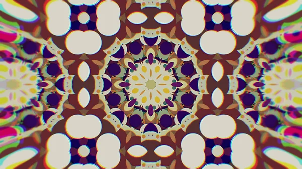 Abstract Colorido pintado Kaleidoscopic Graphic Background. Padrão de fundo hipnótico psicadélico futurista com textura . — Fotografia de Stock