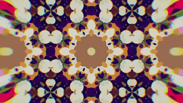 Abstract Colorido pintado Kaleidoscopic Graphic Background. Padrão de fundo hipnótico psicadélico futurista com textura . — Fotografia de Stock