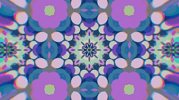 Abstract Colorido pintado Kaleidoscopic Graphic Background. Padrão de fundo hipnótico psicadélico futurista com textura . — Fotografia de Stock