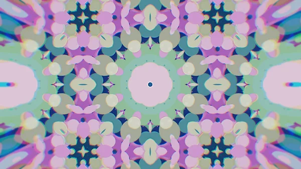 Abstract Colorido pintado Kaleidoscopic Graphic Background. Padrão de fundo hipnótico psicadélico futurista com textura . — Fotografia de Stock