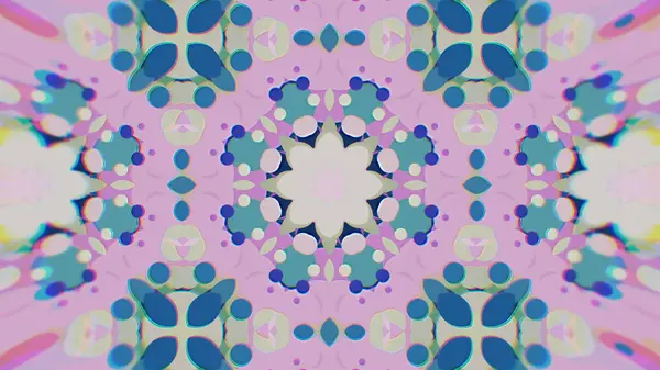 Abstract Colorido pintado Kaleidoscopic Graphic Background. Padrão de fundo hipnótico psicadélico futurista com textura . — Fotografia de Stock