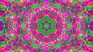 Soyut renkli sürekli değişen grafik arka plan boyalı. Fütüristik Psychedelic hipnotik zemin desen doku ile.