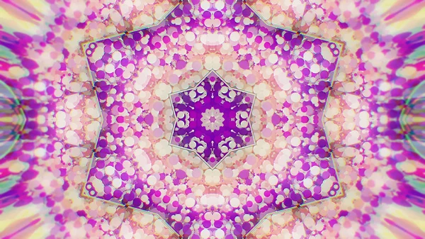 Abstract Colorido pintado Kaleidoscopic Graphic Background. Padrão de fundo hipnótico psicadélico futurista com textura . — Fotografia de Stock