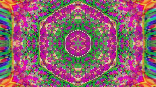Абстрактный красочный калейдоскопический графический фон. Футуристический психоделический гипнотический фон с текстурой . — стоковое фото