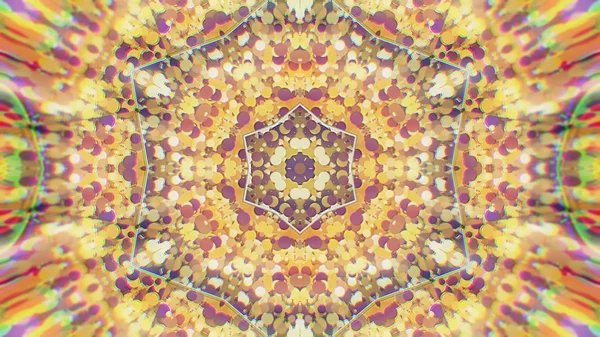 Abstract Colorful Painted Kaleidoscopic Graphic Background. Futuristic Psychedelic Hypnotic Backdrop Pattern With Texture. — Stock Photo, Image