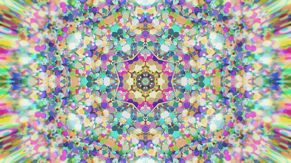 Абстрактный красочный калейдоскопический графический фон. Футуристический психоделический гипнотический фон с текстурой . — стоковое фото