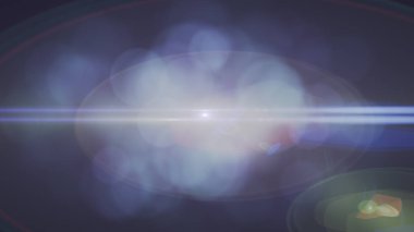 soyut dijital mercek parlaması koyu arka planda aydınlatma